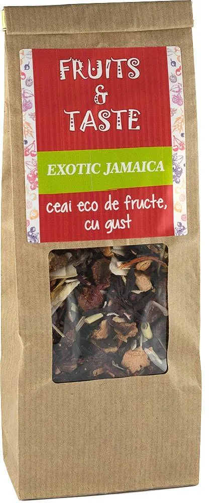 Ceai bio de fructe Jamaica Exotic, 80g - Pronat — preț și oferte