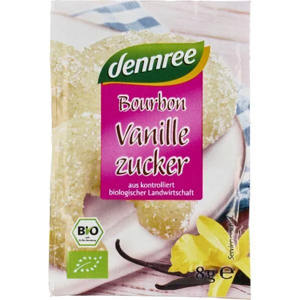 Zahar vanilat Bourbon, 3x8g - Dennree — preț și oferte