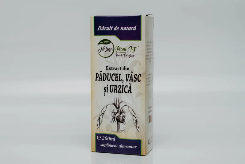 Extract din paducel, vasc si urzica, 200ml – Natura Plant Poieni NATURA PLANT IF — preț și oferte