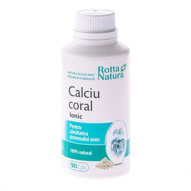 Calciu Coral 90cps - Rotta Natura — preț și oferte