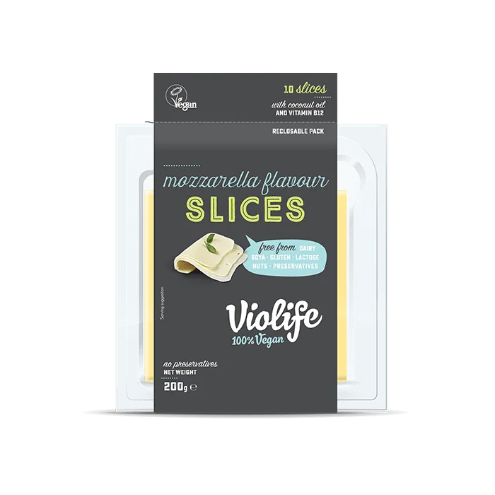 Mozzarella vegana, 7 felii, 140g - Violife — preț și oferte