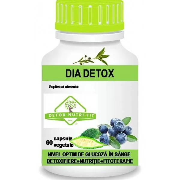 Dia detox 60cps - Detoxnutrifit Construct C.O.Group — preț și oferte