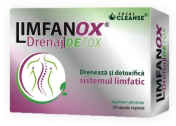 Limfanox Drenaj Detox Total Cleanse, 30cps - Cosmo pharm — preț și oferte