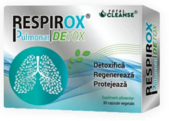 Respirox Pulmonar Detox Total Cleanse, 30cps - Cosmo Pharm — preț și oferte