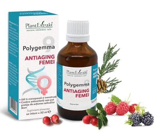 Polygemma 9 - Femei 50 plus 50ml Plantextrakt — preț și oferte