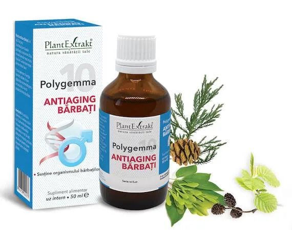 Polygemma 10 - Barbati 50 plus 50ml Plantextrakt — preț și oferte