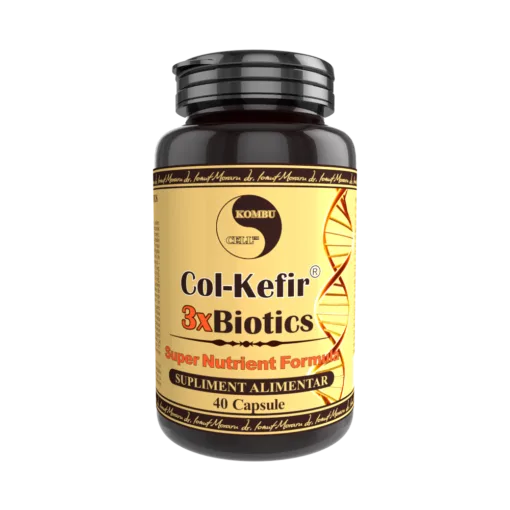 Col-Kefir, 3XBiotics, 40 capsule, Medica - Pro Natura — preț și oferte