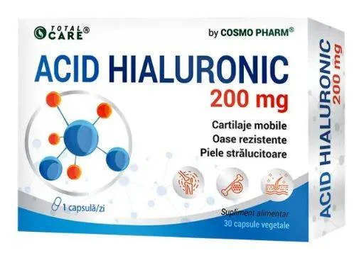 Acid Hialuronic, sustine sanatatea articulatiilor, 200mg - 30cps - COSMO PHARM — preț și oferte
