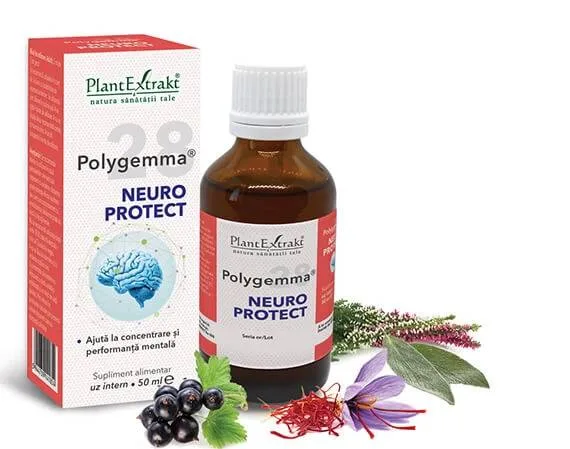 Polygemma 28 Neuro Protect 50ml, Plantextrakt — preț și oferte