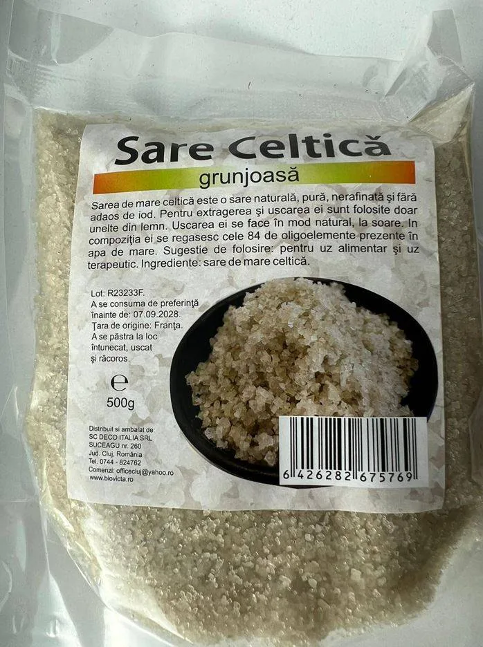 Sare celtica grunjoasa 500g - DECO Italia — preț și oferte