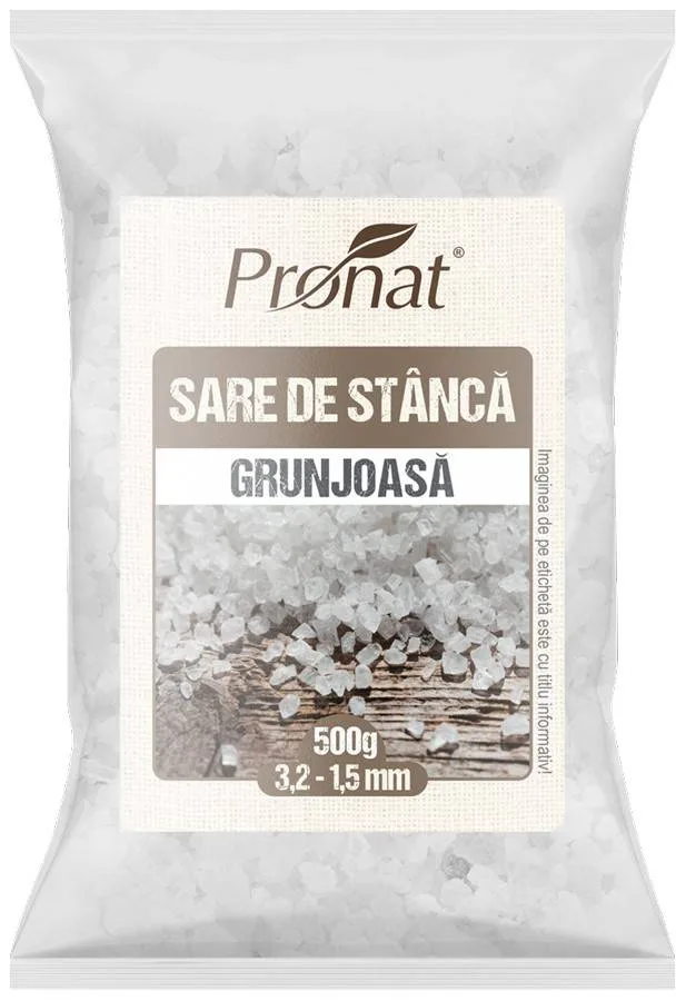 Sare de stanca grunjoasa 500g - Pronat — preț și oferte