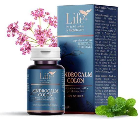 SINDROCALM COLON capsule cu uleiuri esentiale 15cps - DVR Pharm — preț și oferte