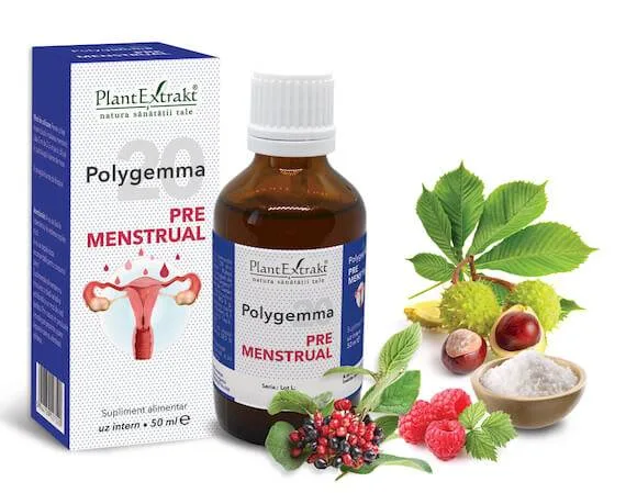 Polygemma 20 - Premenstrual 50ml Plantextrakt — preț și oferte