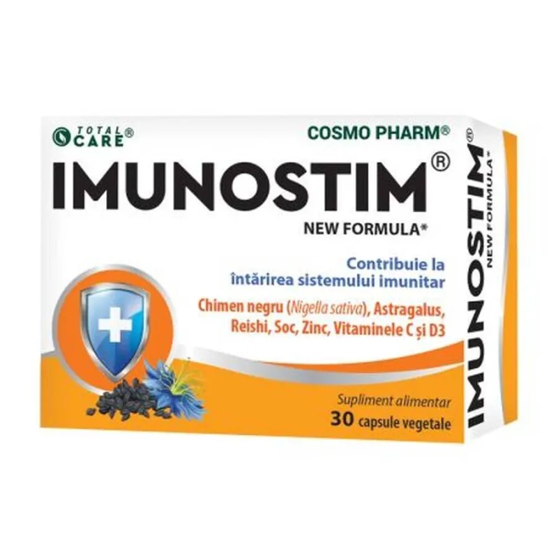 Imunostim, contribuie la intarirea sistemului imunitar, 30 tablete, CosmoPharm — preț și oferte