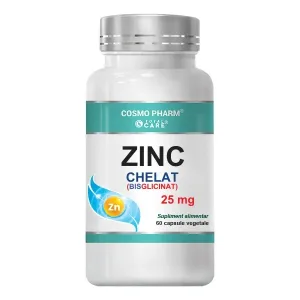 Zinc chelat (bisglicinat) 25mg, 60cps - Cosmo Pharm