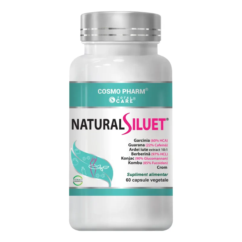 NATURAL SILUET - controlul greutatii, 60 capsule, Cosmo Pharm — preț și oferte