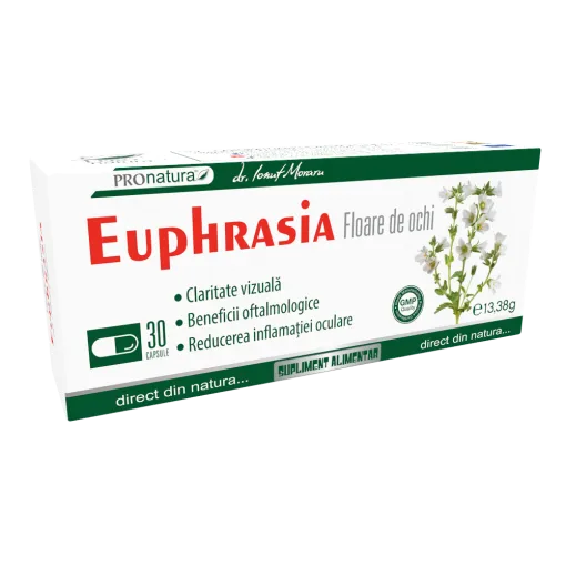 Euphrasia, Floare de ochi, 30 capsule, Medica - Pro Natura — preț și oferte