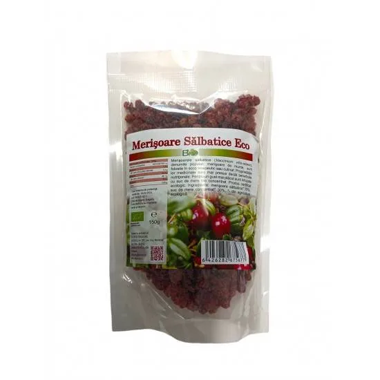 Merisoare salbatice infuzate cu suc de mere fara adaos de zahar, 150 g, Deco Italia — preț și oferte
