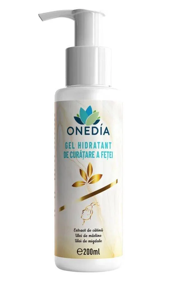 Gel hidratant pentru curatarea fetei, 250 ml, Onedia — preț și oferte
