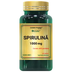 SPIRULINA 1000 mg - 60 tablete, Cosmo Pharm