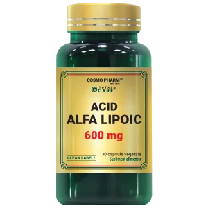 Acid Alfa Lipoic, 600mg, 30 capsile - Cosmo Pharm