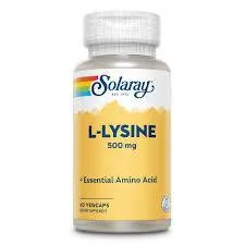L-Lysine, 500 mg, 60 capsule vegetale, Secom — preț și oferte