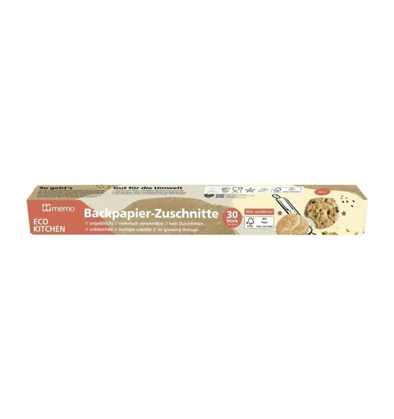 Hartie de copt pretaiata - memo ECO KITCHEN Bazar Bio — preț și oferte
