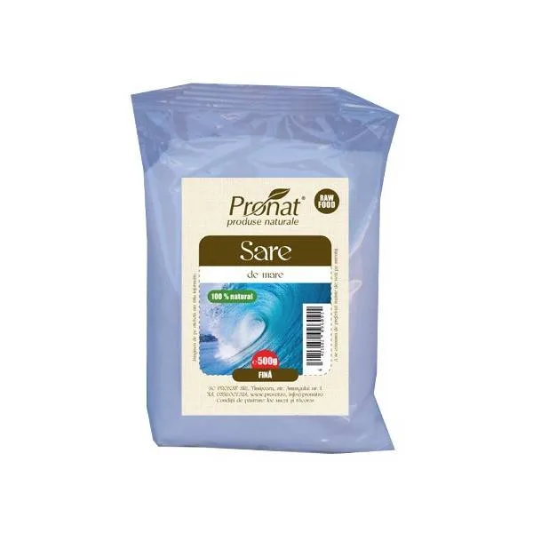 Sarea de mare fina neiodata 500g - Pronat — preț și oferte