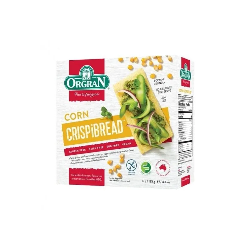 ORGRAN Paine uscata din porumb, 125g — preț și oferte
