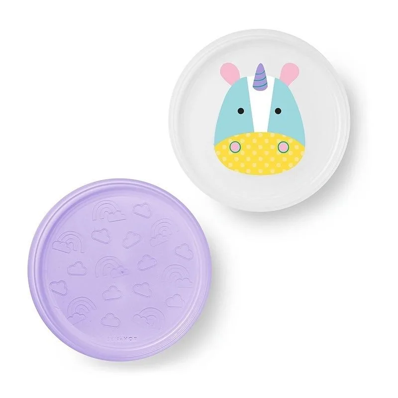 Skip-Hop Set farfurii anti-alunecare, Unicorn SKIP HOP — preț și oferte