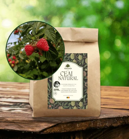 Ceai de Zmeur - frunze mărunțite (herba concis) — preț și oferte