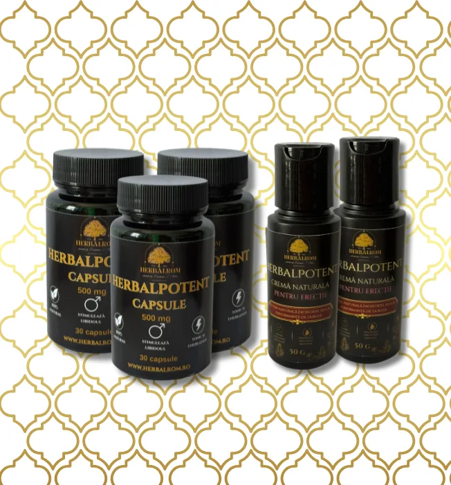 Pachet Herbalpotent capsule + Herbalpotent cremă — preț și oferte