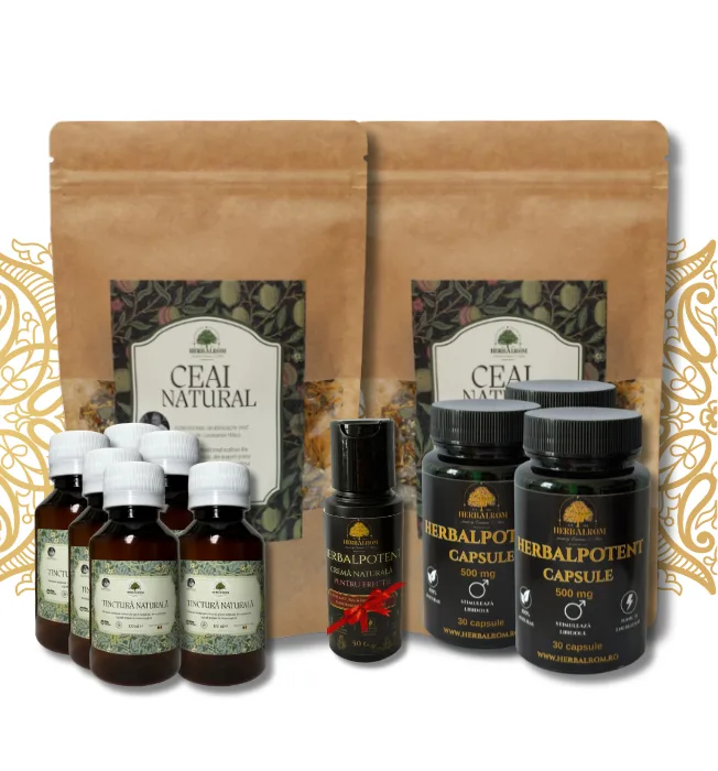 Pachet Herbalpotent Plus + 1 Cremă Herbalpotent CADOU — preț și oferte