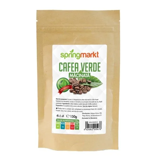 Cafea Verde (macinata), 150g, springmarkt — preț și oferte