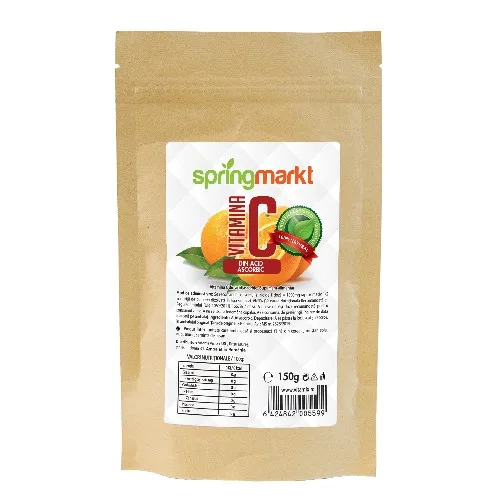 Pulbere de Vitamina C (acid ascorbic), 150g, springmarkt — preț și oferte