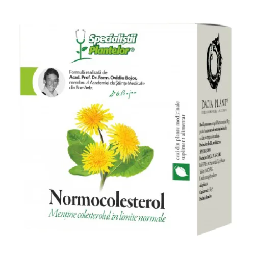 Ceai Normocolesterol 50gr Dacia Plant — preț și oferte