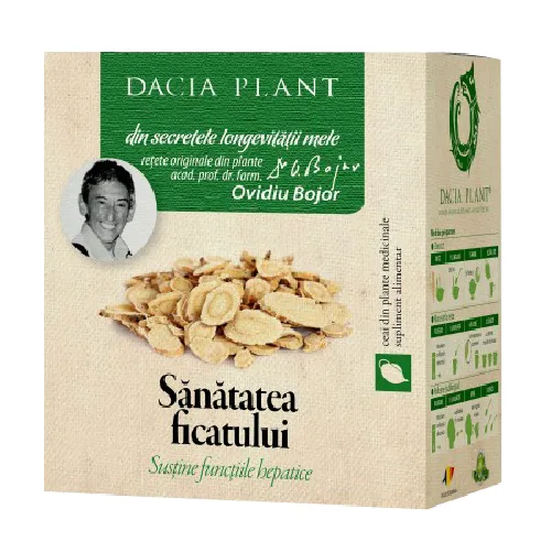 Ceai Sanatatea Ficatului 50gr Dacia Plant — preț și oferte