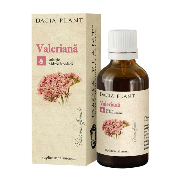 Tinctura Valeriana 50ml Dacia Plant — preț și oferte