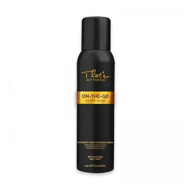 Spray autobronzant fata si corp, On The Go Extra Dark, 125ml, That So — preț și oferte