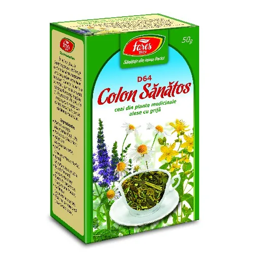 Ceai Colon Sanatos 50gr Fares — preț și oferte