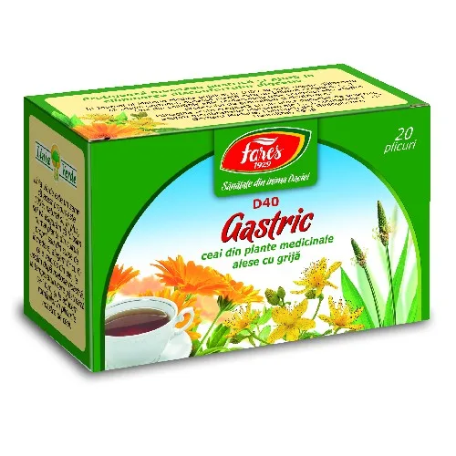 Ceai Gastric 20plicuri Fares — preț și oferte