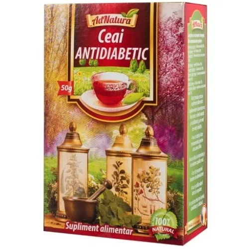 Ceai Antidiabetic, 50g, AdNatura — preț și oferte
