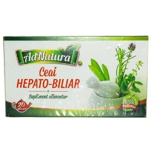 Ceai Hepato-biliar, 25dz, AdNatura — preț și oferte