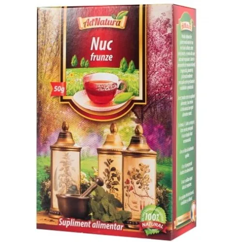 Ceai Nuc, frunze, 50g, AdNatura — preț și oferte