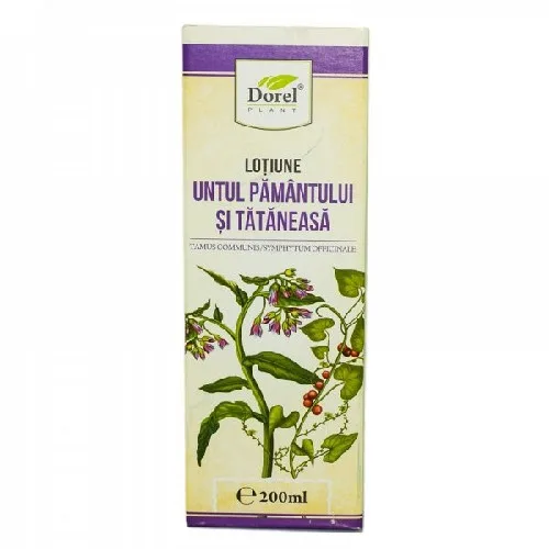Lotiune Untul Pamantului Si Tataneasa  200ml Dorel Plant — preț și oferte