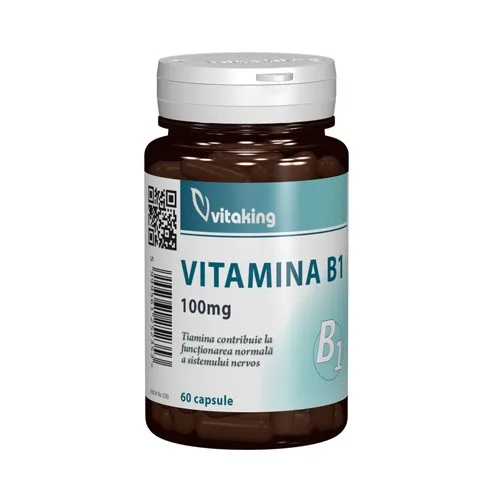 Vitamin B1 100mg 60cps Vitaking — preț și oferte