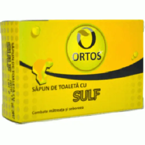 Sapun cu Sulf, 100gr, Ortos — preț și oferte