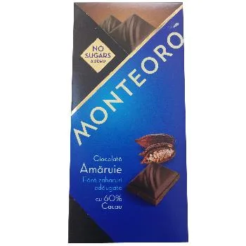 Ciocolata Sly Diet Amarui 60% Cacao 90gr — preț și oferte