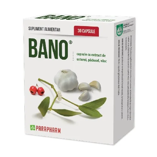 Extract Usturoi+Paducel+Vasc Bano 30cps Parapharm — preț și oferte