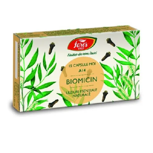 Biomicin (A14), Fares, 15cps — preț și oferte